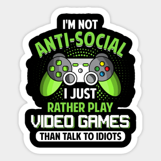 Video Game Sticker